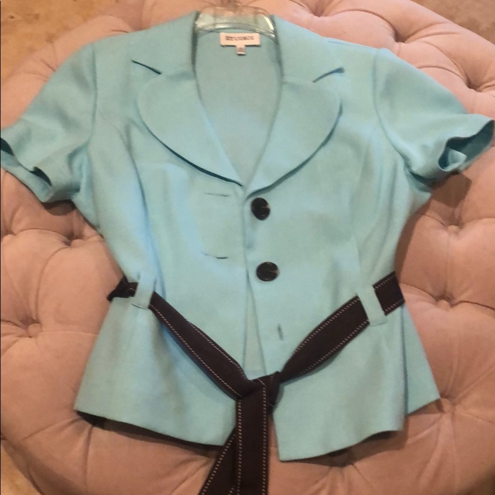 Tiffany Blue Jacket - Size 14 - Picture 2 of 6